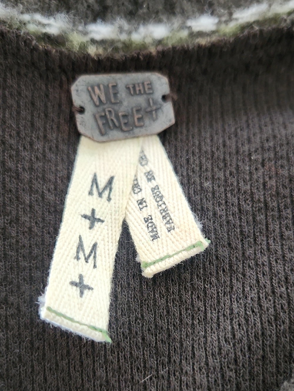 We The Free..Waffle Knit Top - Picture 7 of 9